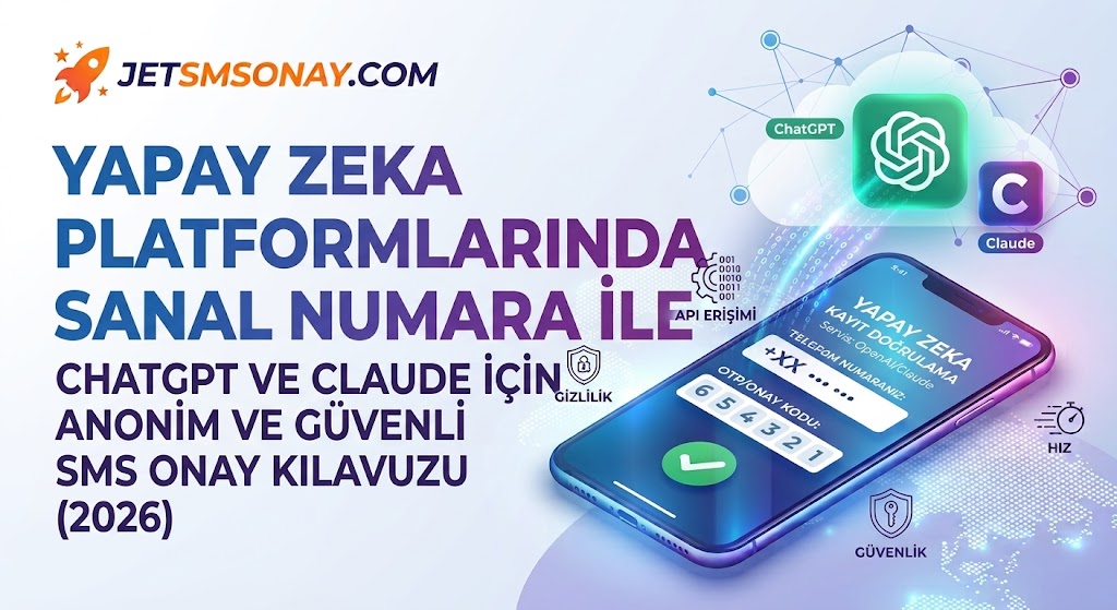 Yapay Zeka Platformlarında (ChatGPT, Claude) Sanal Numara ile Hesap Açma