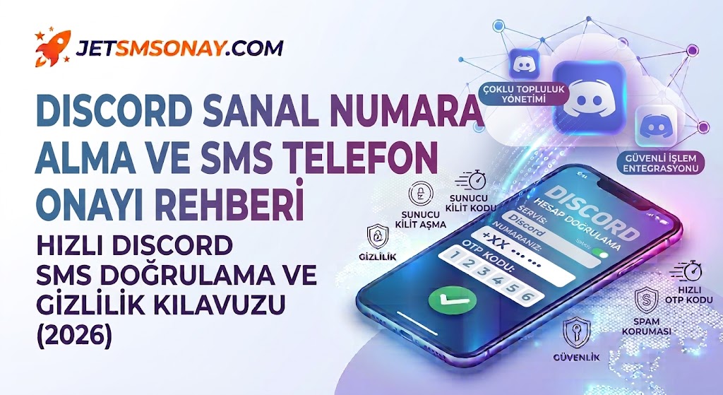 Discord Sanal Numara | Hızlı Discord SMS Onay Servisi