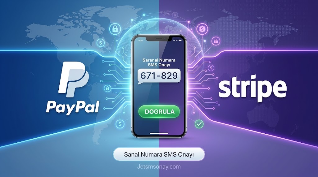 PayPal Stripe Sanal Numara | Hızlı SMS Doğrulama